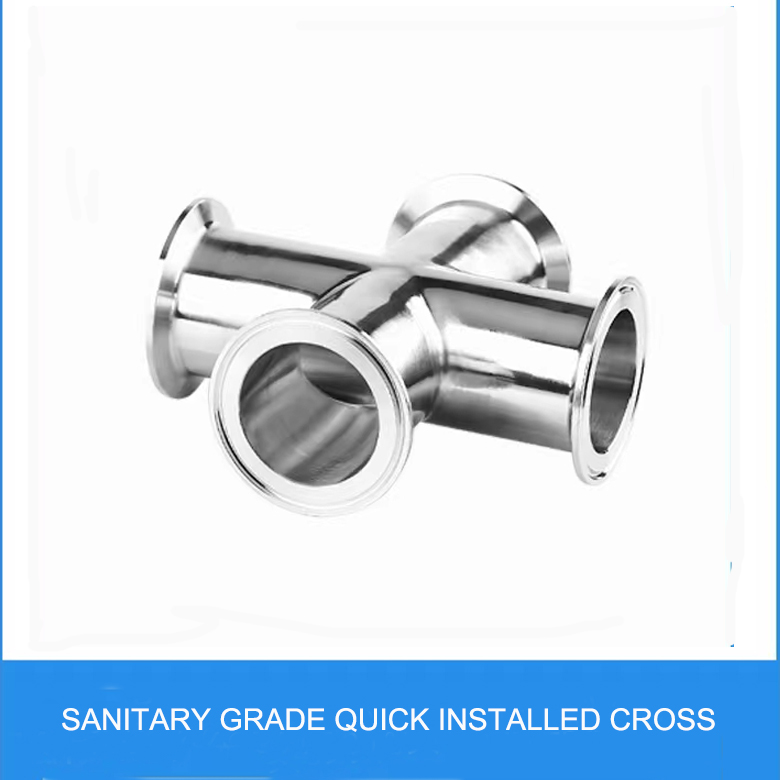 SANITARY GRADE QUICK INSTALLED CROSS