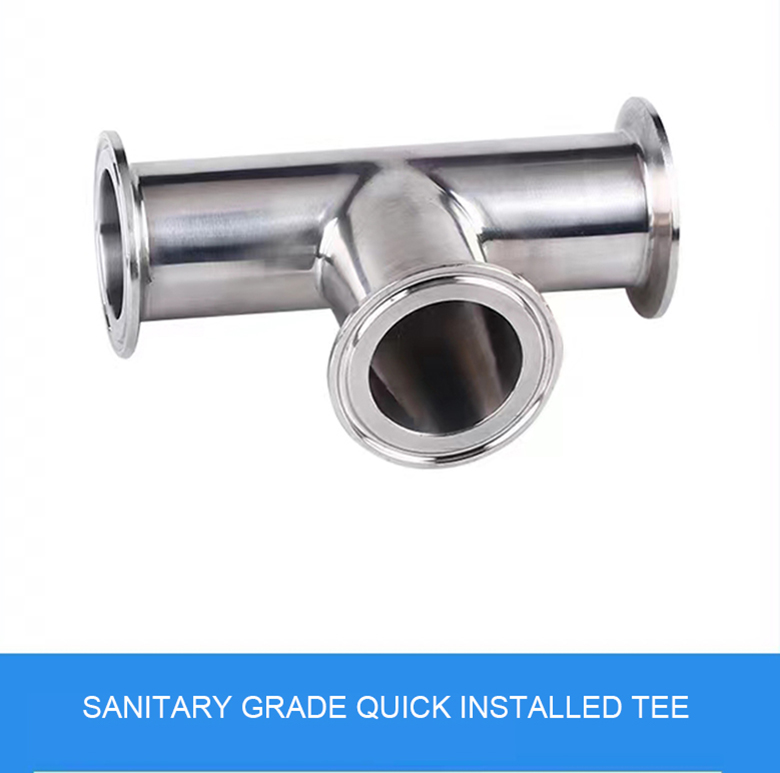 SANITARY GRADE QUICK INSTALLED TEE